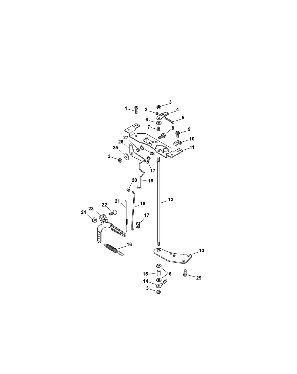 Kohler Cv730-3134 Engine Controls Diagram and Parts List for Z-FORCES60-KH 53AH5FJD050-25HP Cub Cadet Lawn Tractor